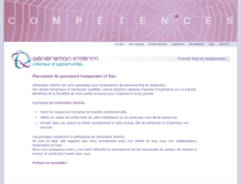 Tablet Screenshot of generation-interim.ch